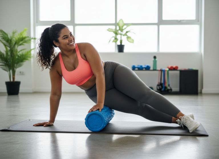 Foam Rolling & Stretching for Sore Glutes
